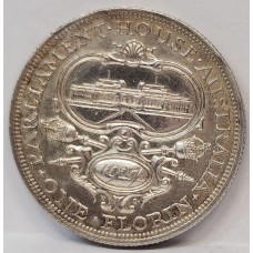 AUSTRALIA 1927 . FLORIN . PARLIAMENT HOUSE . COMMEMORATIVE